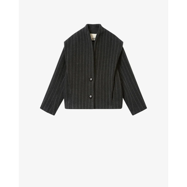 Manteau Dyogo - Femme - Anthracite - Taille 34 - Isabel Marant