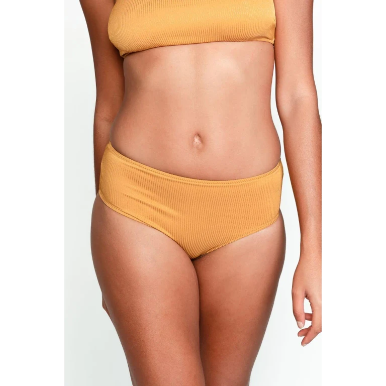 Serena Hipster Bikini Bottom Ribbed Fabric