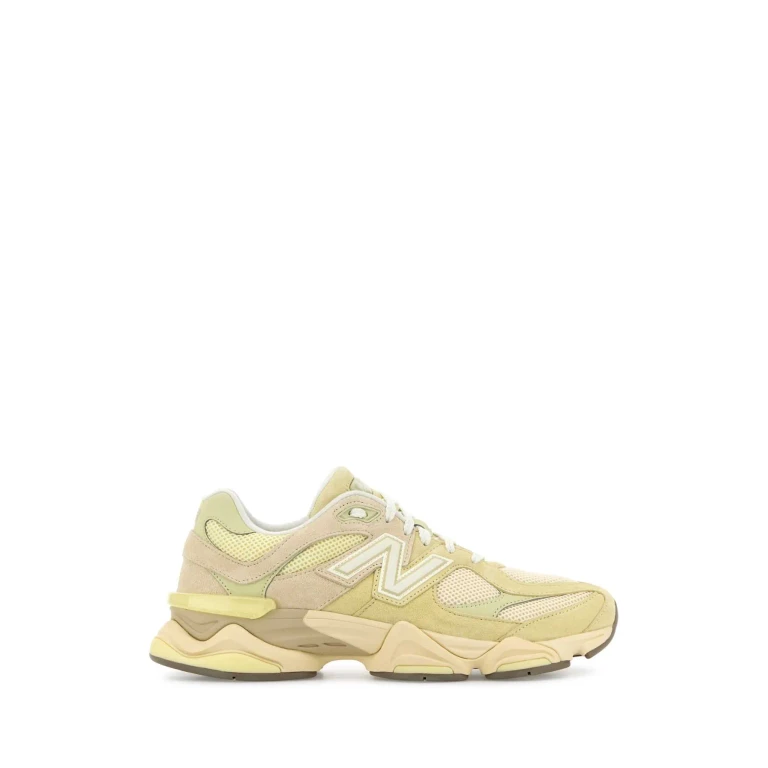 New Balance Two-tone Mesh And Suede 9060 Sneakers