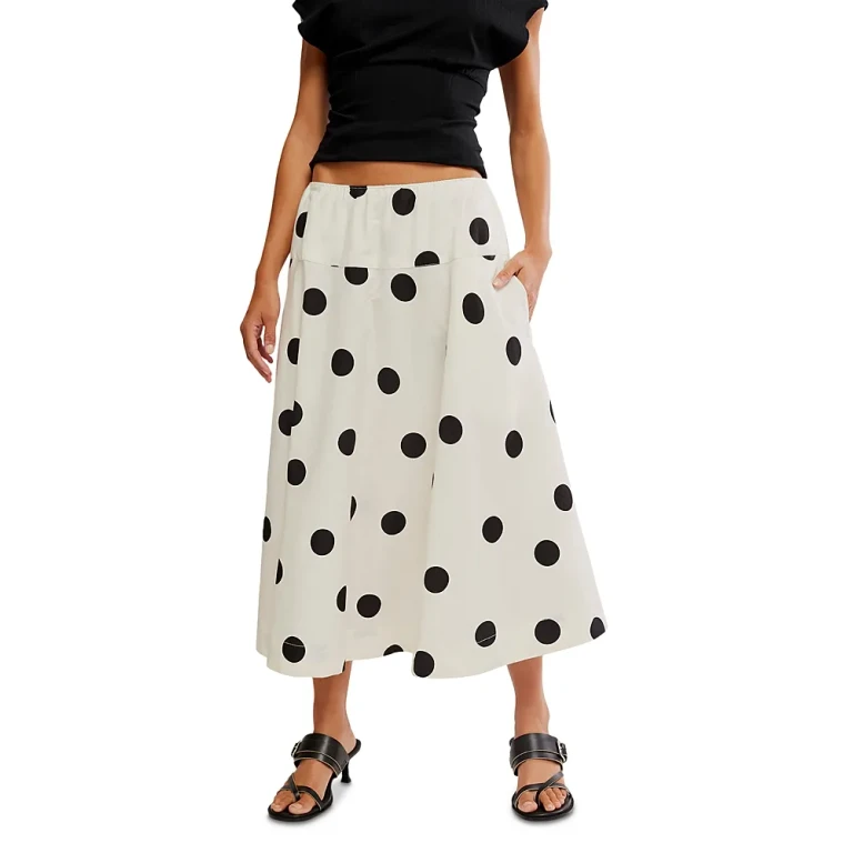 Free People Betty Drop Waist Skirt
