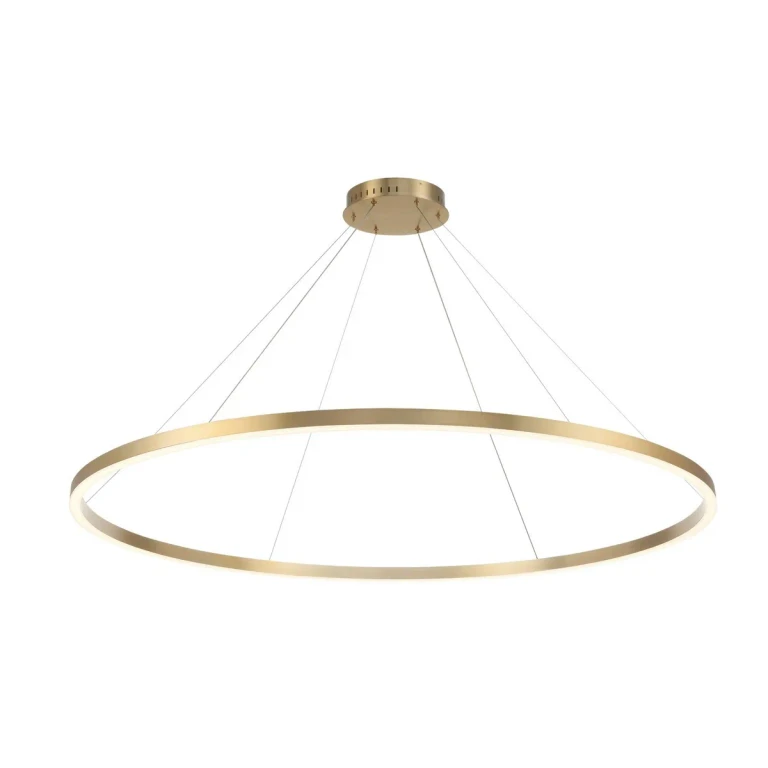 Gold LED Chandelier from the Spunto Collection