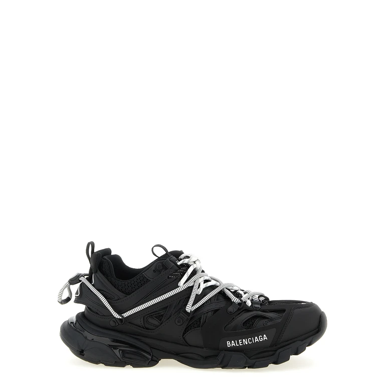 Balenciaga Black Polyethylene Athletic Sneakers - Men
