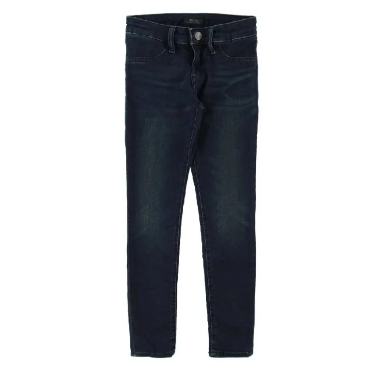 Polo Ralph Lauren Girls Aubrie Low-Rise Straight-Leg Jeans