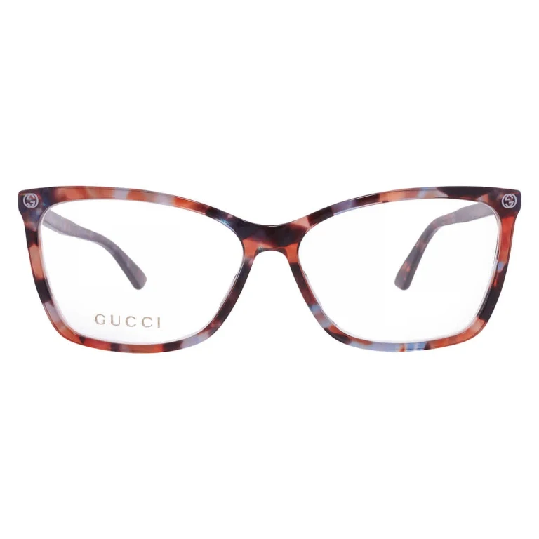 Gucci Demo Square Ladies Eyeglasses GG0025O 015 58