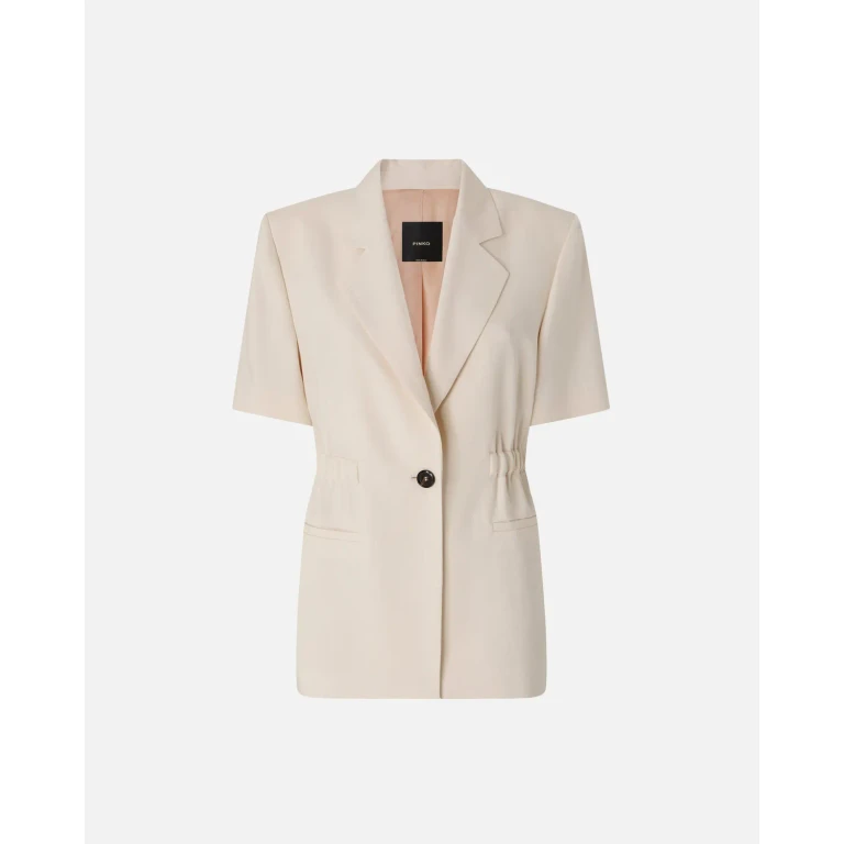 Pinko Veste à manches courtes à taille élastique