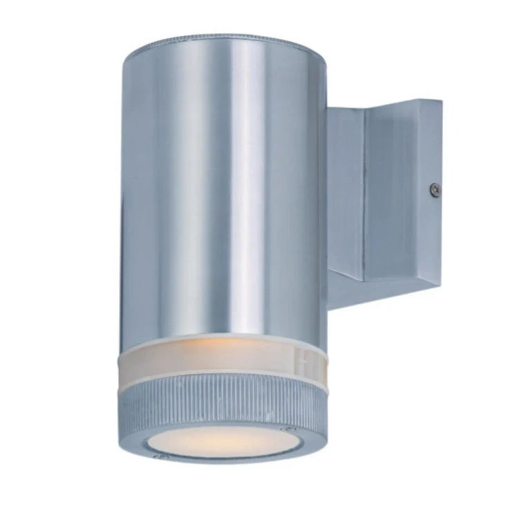 Lightray 8" Outdoor Wall Mount in Brushed Aluminum