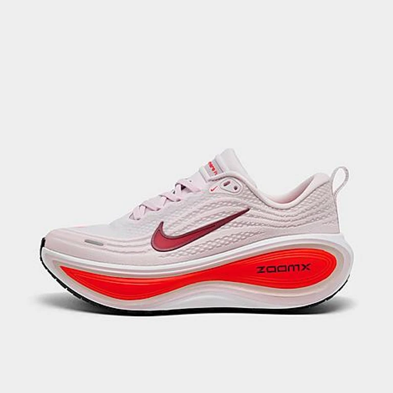 Nike Women's Vomero Plus Running Shoes in Pearl Pink/Team Crimson Size: 5.5