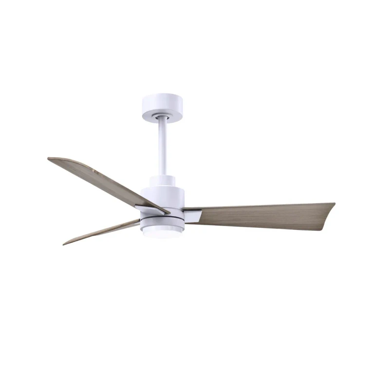 Matte White 42" Ceiling Fan from the Alessandra - LK Collection