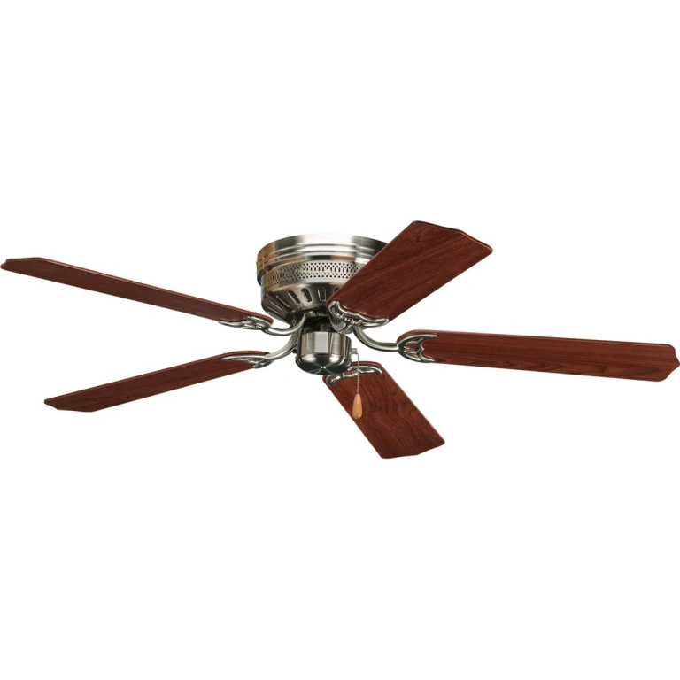 Brushed Nickel 52"Ceiling Fan from the Airpro Hugger Collection