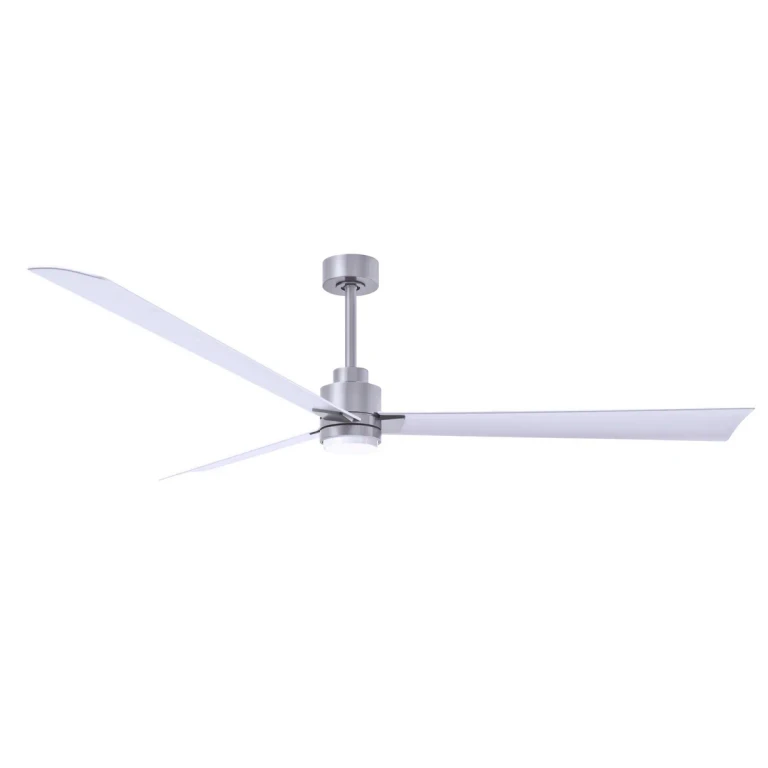 Brushed Nickel 72" Ceiling Fan from the Alessandra - LK Collection
