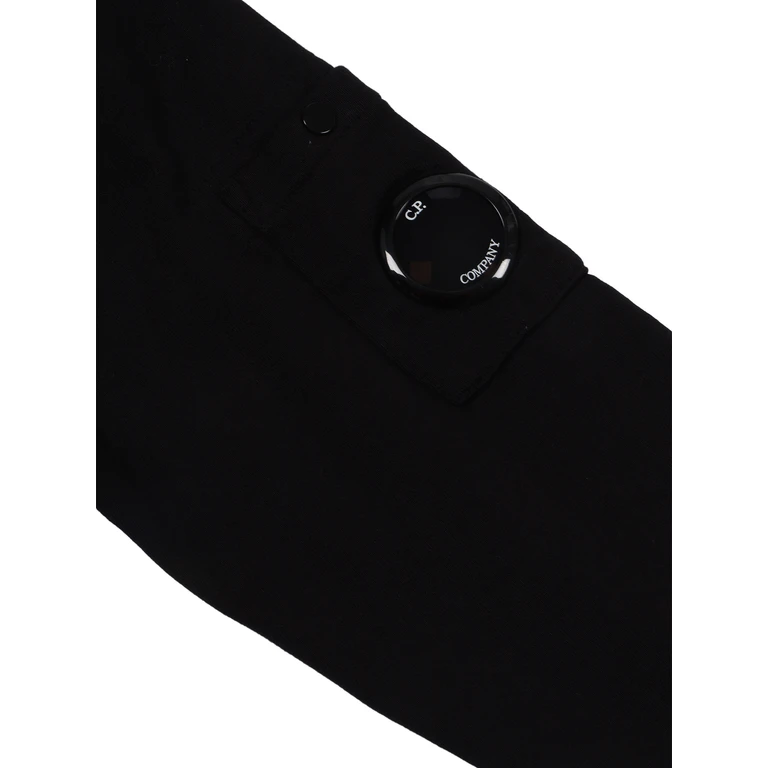 Cp Company Kids HOODIE Black Cotton Sweatshirt