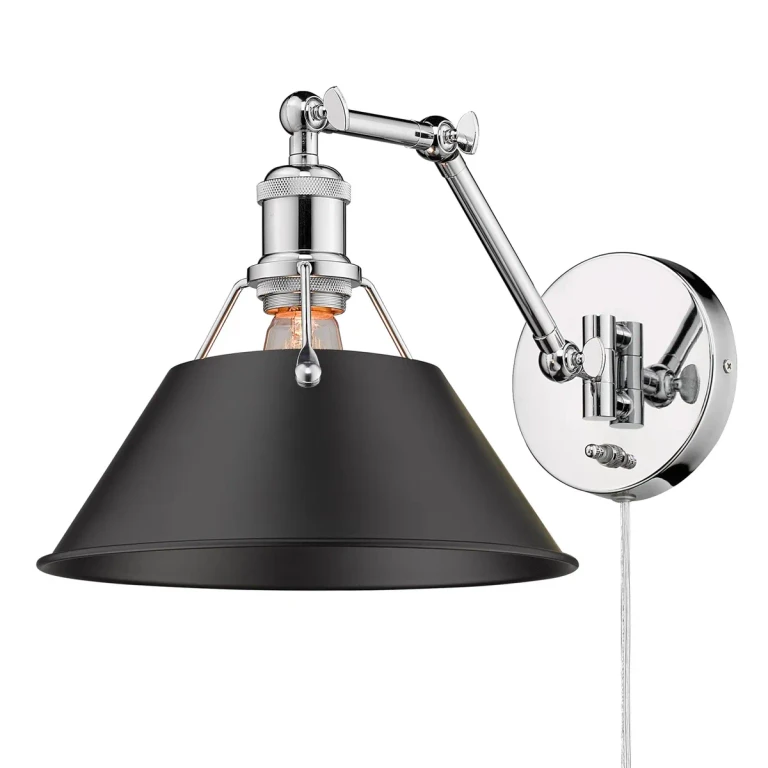 Golden Orwell Wall Sconce in Chrome