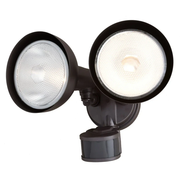 Bronze Outdoor Motion Sensor Security Flood Light from the Outdoor Security Collection
