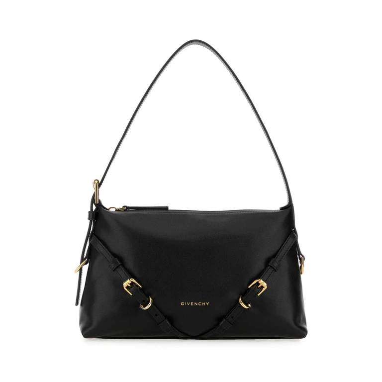 Black Leather Mini Voyou Shoulder Bag Borse A Mano - Women