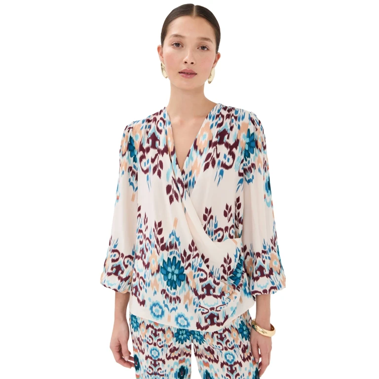 Figue Jocelyn Top Mirage Ikat Biscotti Beige L