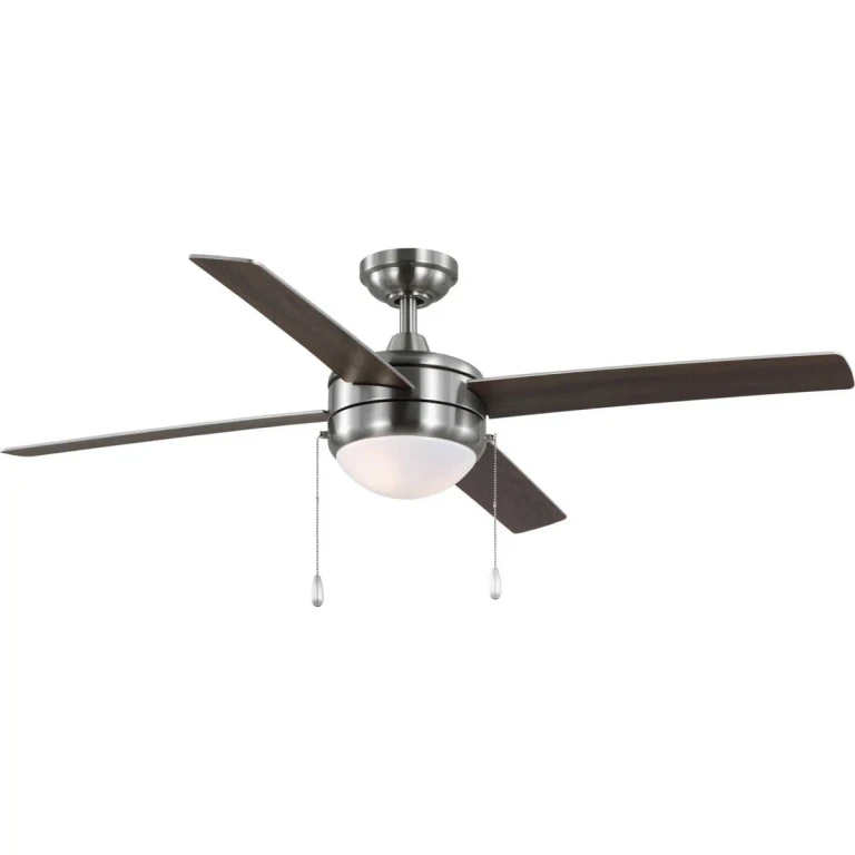 Brushed Nickel 52"Ceiling Fan from the Mclennan Ii Collection