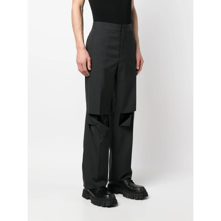 Givenchy Trousers Grey Wool - Men