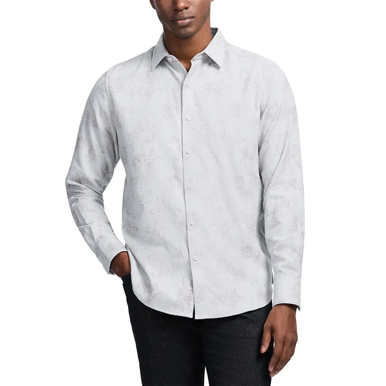 Robert Graham Knox Printed Long Sleeve Button Front Shirt