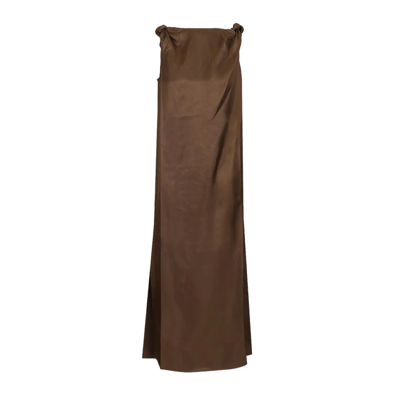 Loulou Studio Maxi Robe - Marron