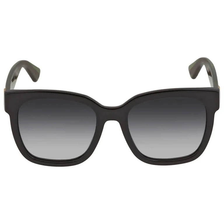 Gucci Grey Gradient Square Ladies Sunglasses GG0034SN 002 54