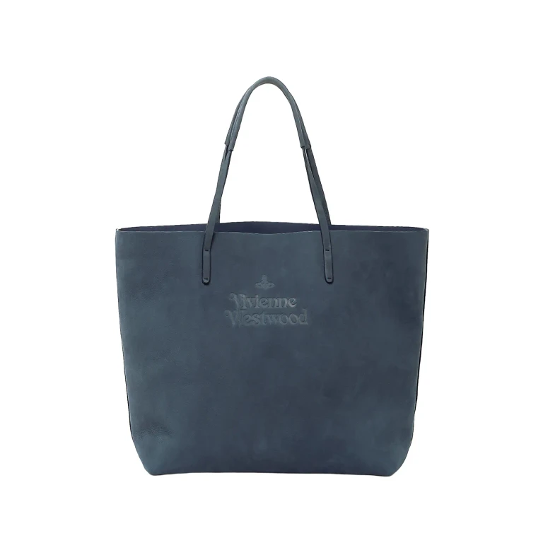 Vivienne Westwood Blue Shopping Studio Tote