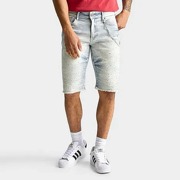 Smoke Rise Men's Visionary Denim Shorts in Brant Blue Size: 30