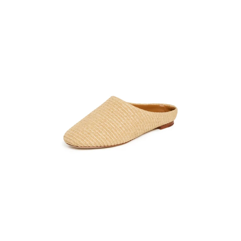 SIMONMILLER Raffia Riad Slippers Natural 36