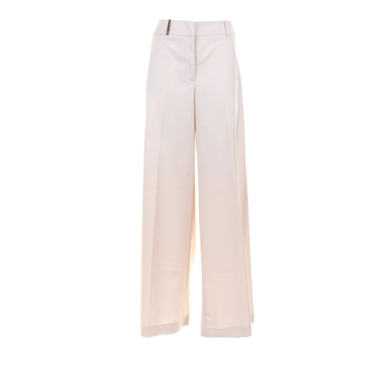 Peserico Trousers Beige Ambrato - Women