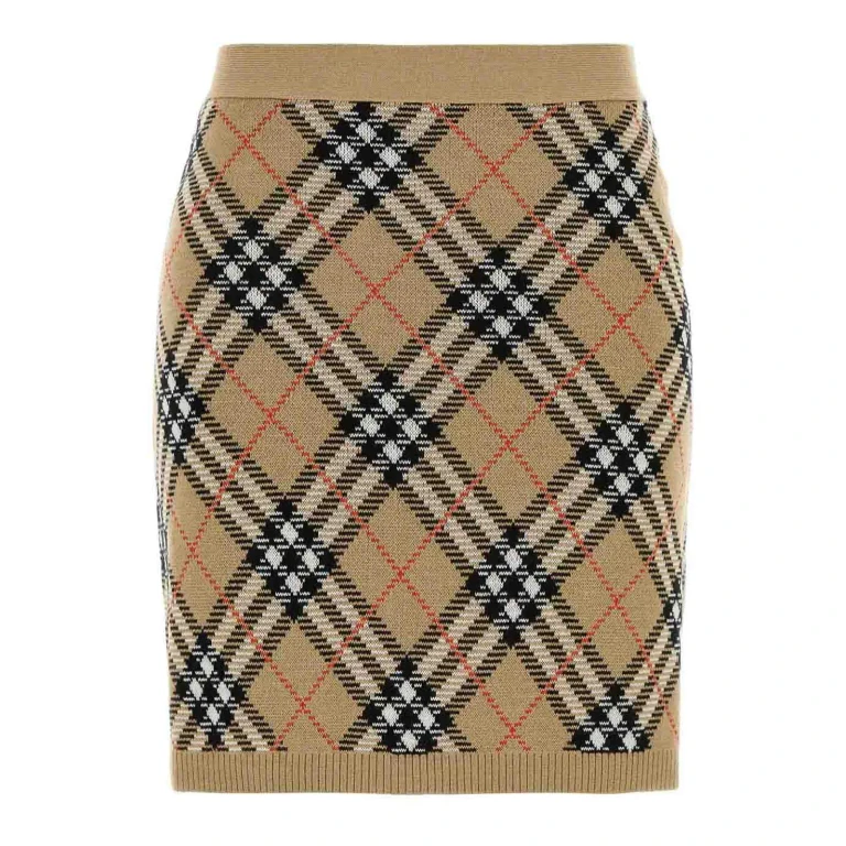 Jupe Midi Burberry - Multicolore