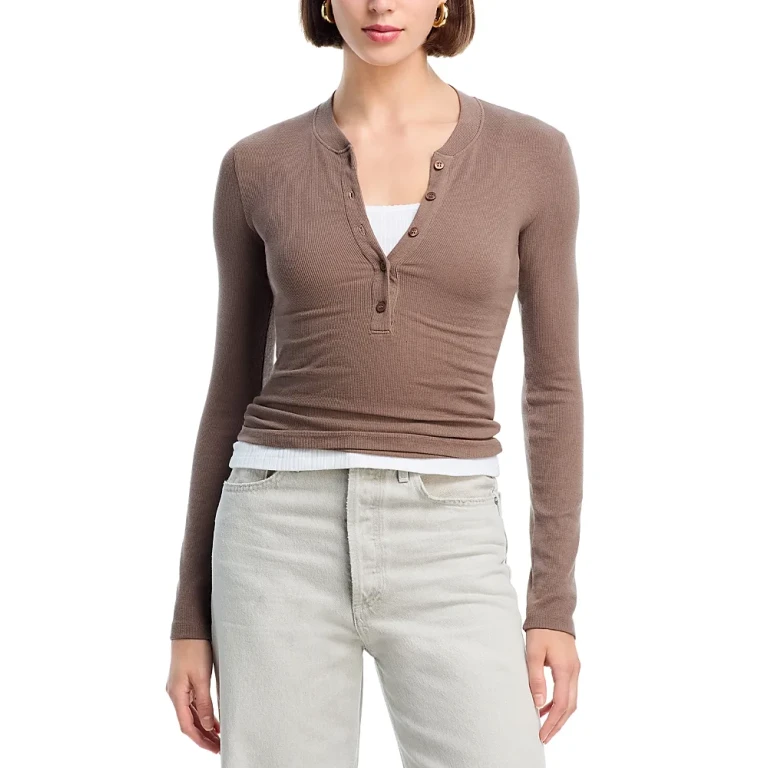 Cotton Citizen Verona Henley Top