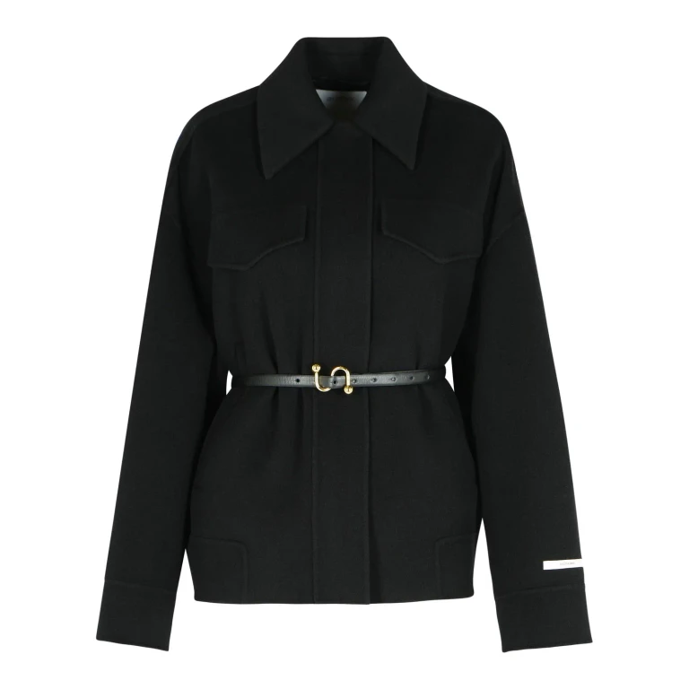 SportMax cantore Black Virgin Wool Jacket