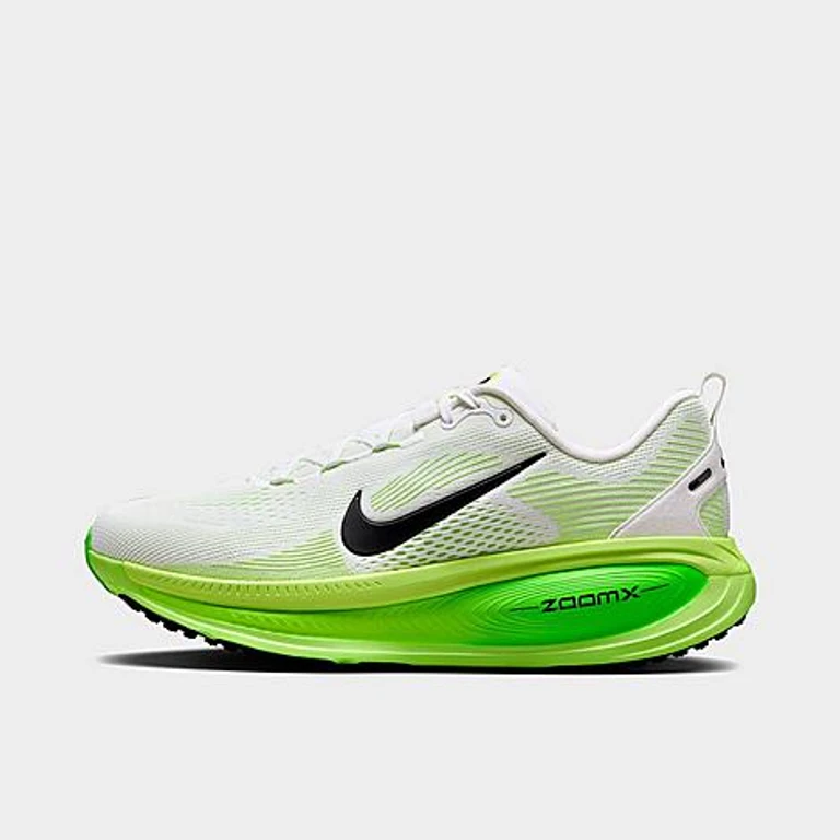 Nike Men's Vomero 18 Running Shoes in White/Electric Green/Volt Size: 7.0