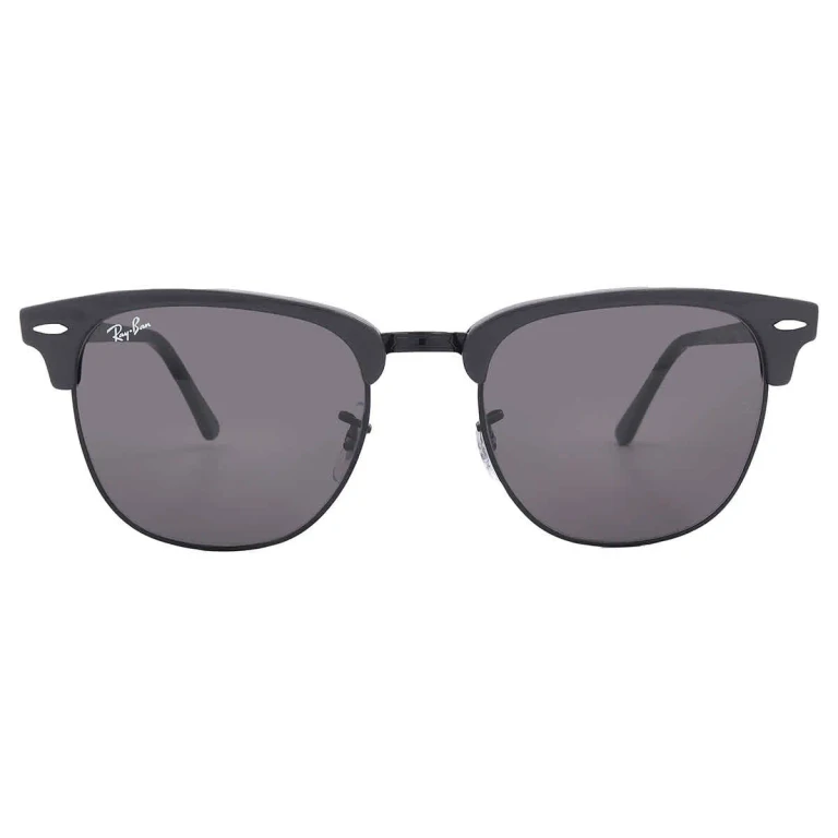 Ray Ban Clubmaster Classic Dark Grey Square Unisex Sunglasses RB3016 1367B1 55