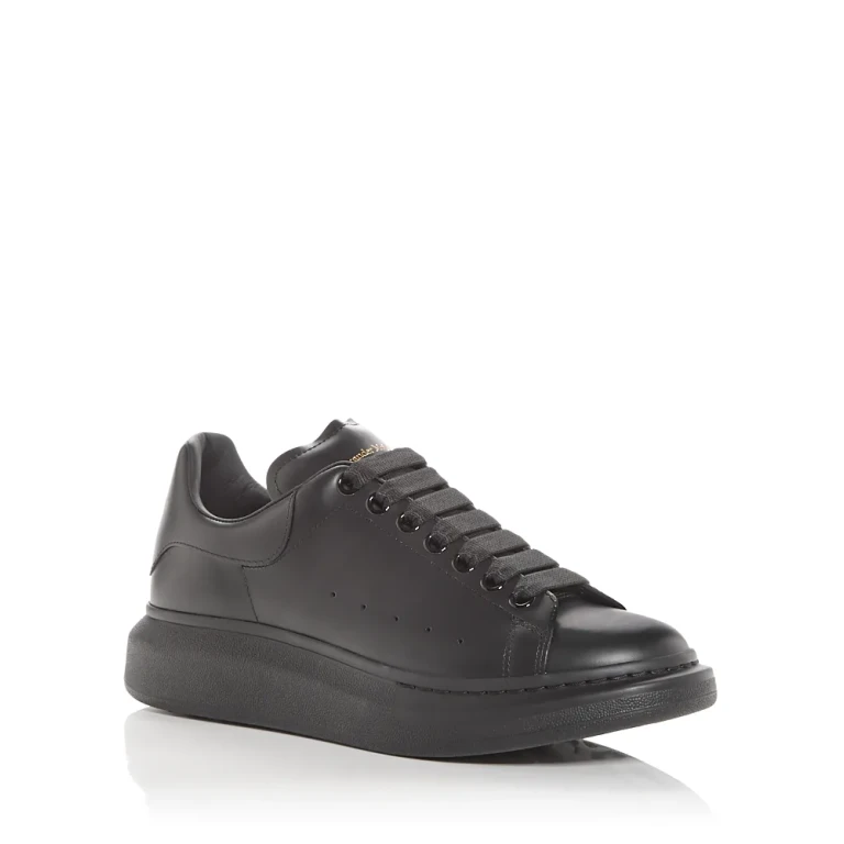 Alexander McQUEEN Men's Oversized Leather Heel Detail Sneakers