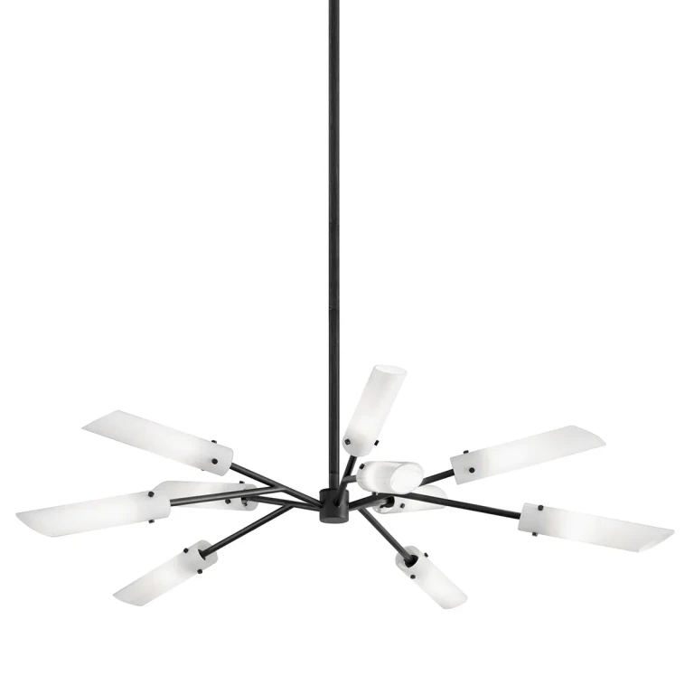 Soft Off Black Chandelier from the High Line Collection