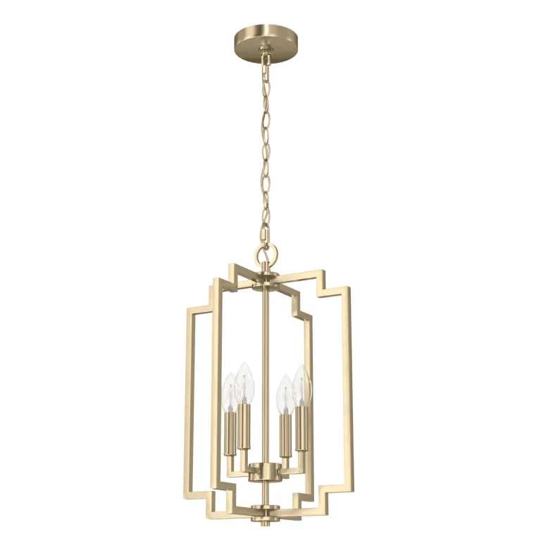 Alturas Gold Four Light Pendant from the Zoanne Collection