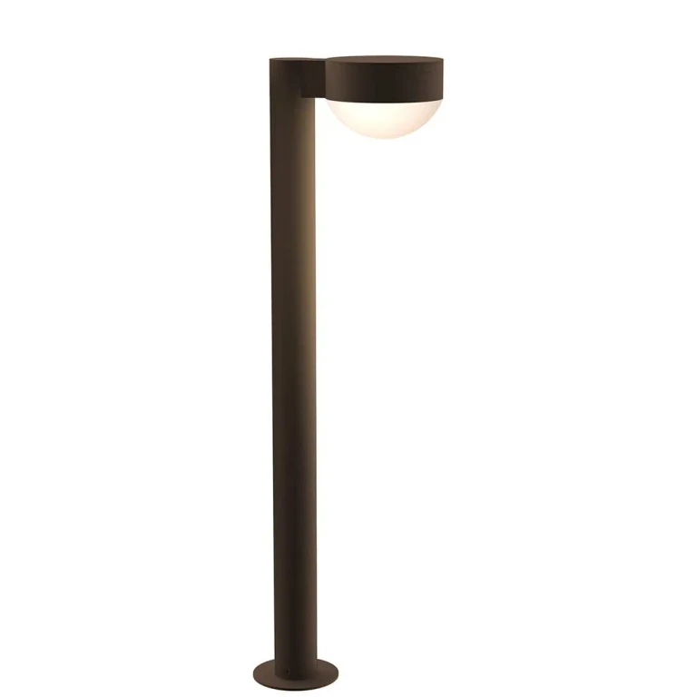 REALS 28" LED Bollard in Textured Bronze