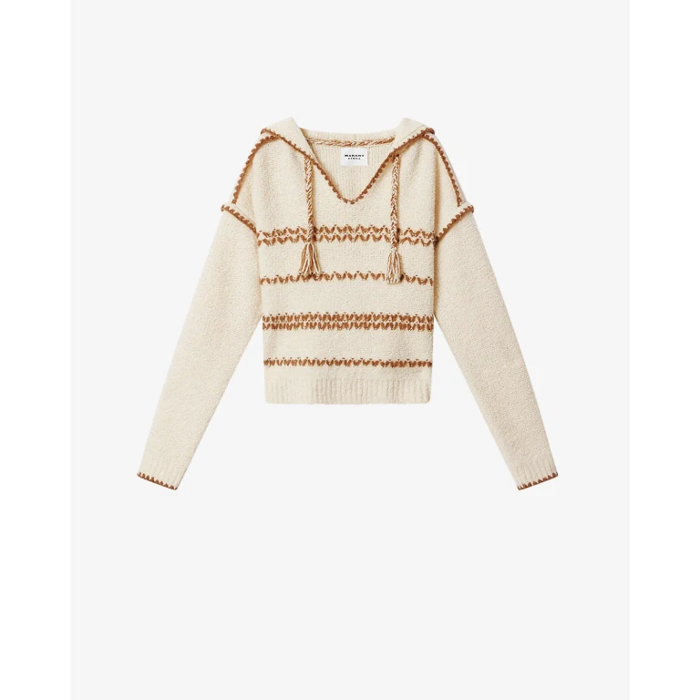 Pull Romera - Femme - Écru-bronze - Taille 34 - Marant Étoile