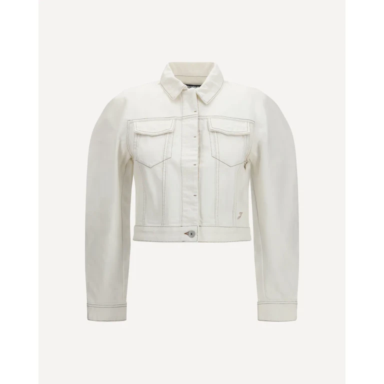 JACQUEMUS Ovalo Jacket in denim Female 40