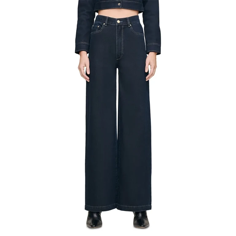 Dl 1961 Hepburn High Rise Wide Leg Jeans in Ventura