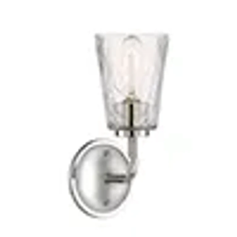 Polished Nickel One Light Wall Sconce from the Westwood Collection