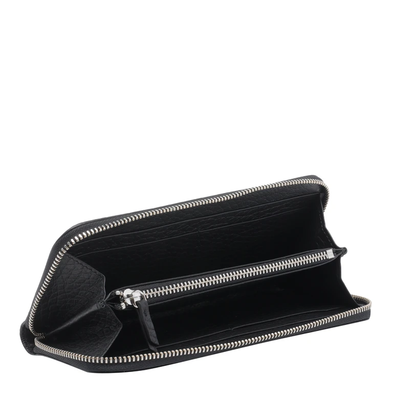 Orciani Wallets Black Calf Leather - Women