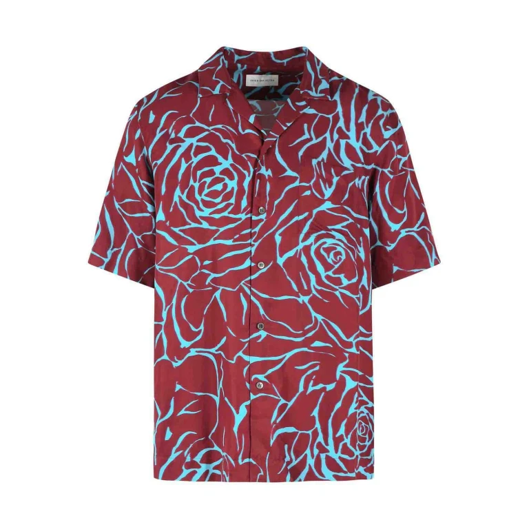 Dries Van Noten Chemise - Rouge Brun
