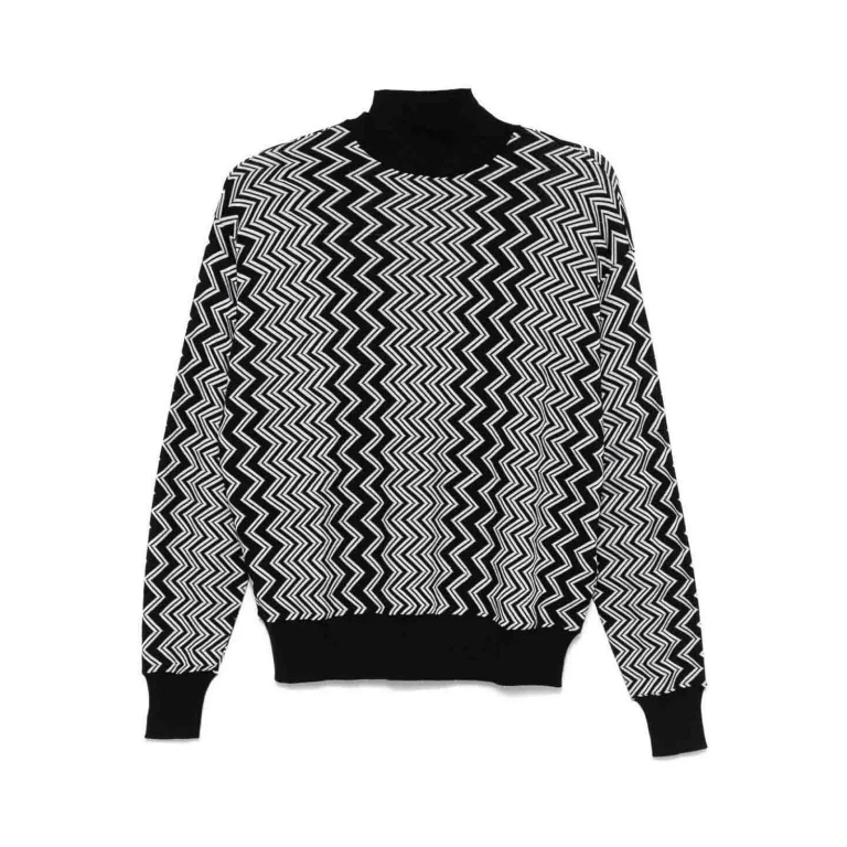 Camisola de gola alta Missoni para homem - Preto