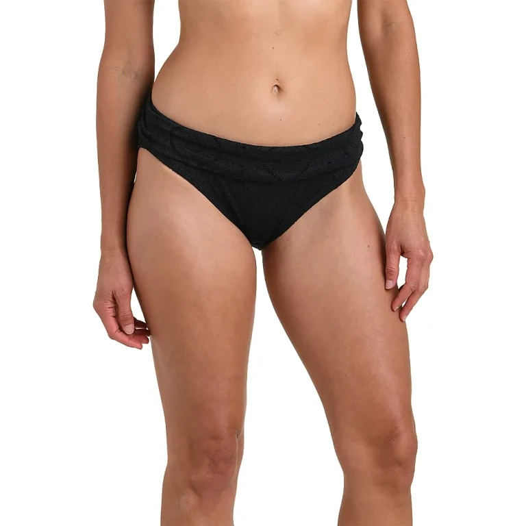 La Blanca Mantra Medallion Shirred Band Hipster Bikini Bottom
