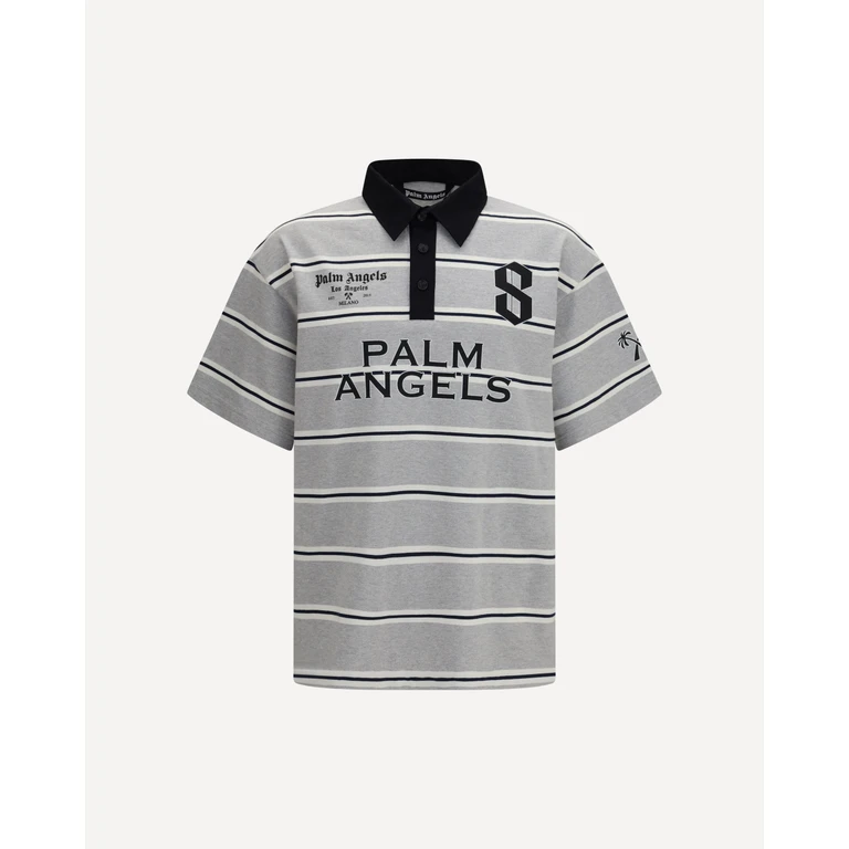 PALM ANGELS Palm sport short-sleeved Polo Shirt Male S