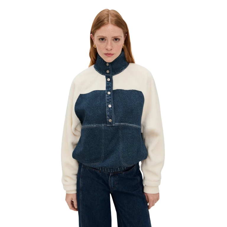 rag & bone Rb Miramar Fleece Sherpa Popover Almda XS