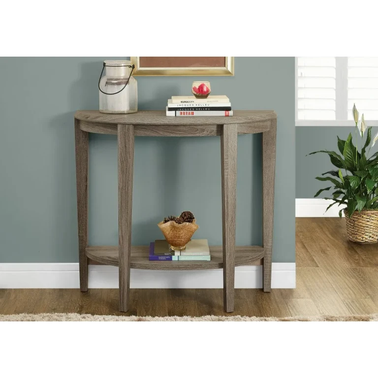 Dark Taupe Hall Sofa Table