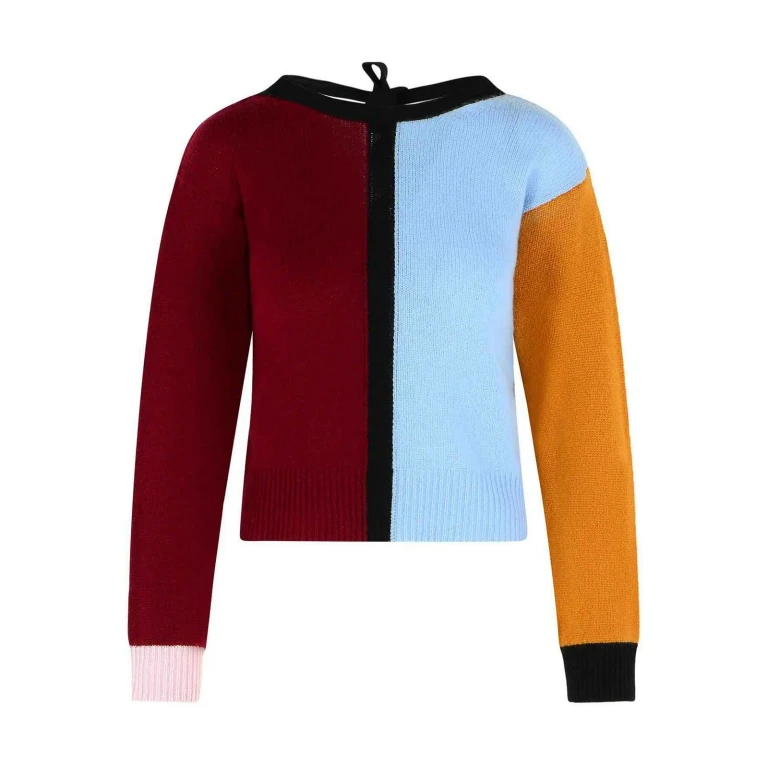 Marni Pull Col Rond - Multicolore
