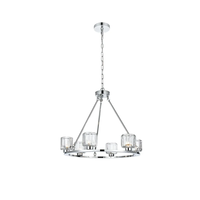 Chrome Chandelier from the Cadence Collection